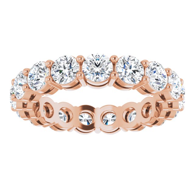 3.57 ct. Round Diamond Band Classic Eternity Ring-VIRABYANI